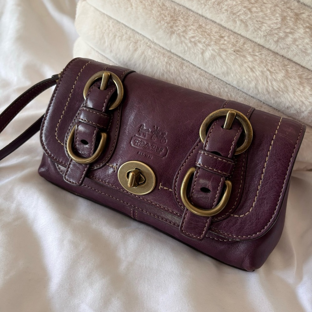 SOLD - Coach Vintage Legacy Buckle Bag
